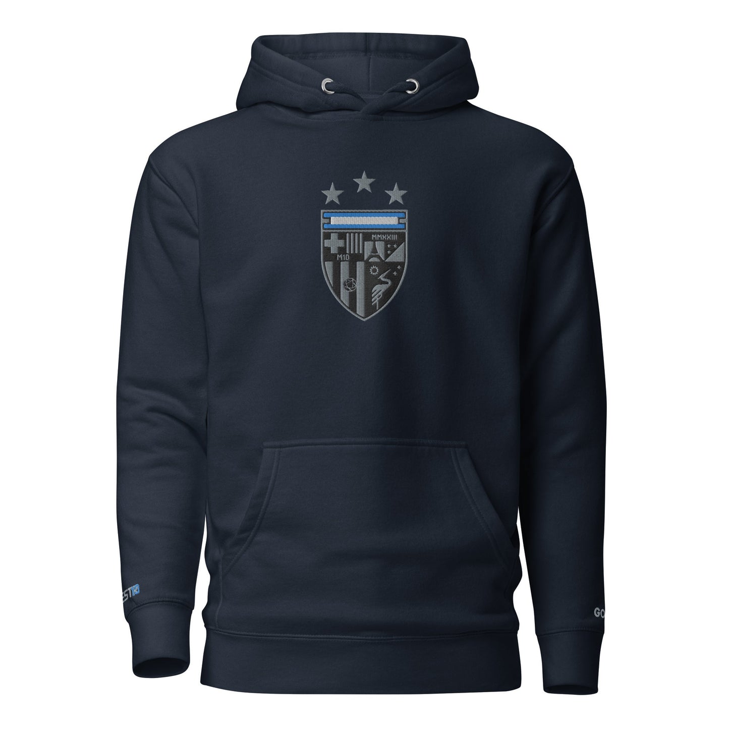 MAESTR10 Crest Premium Hoodie | Selección | Navy