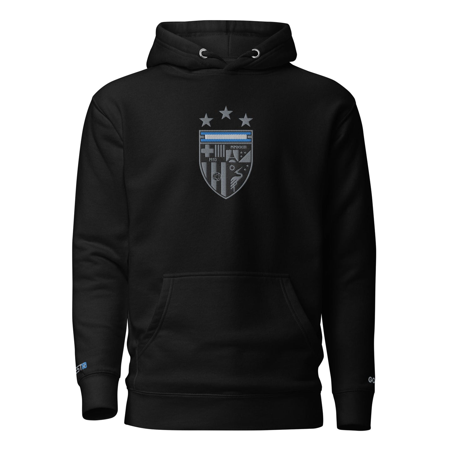 MAESTR10 Crest Premium Hoodie | Selección | Black