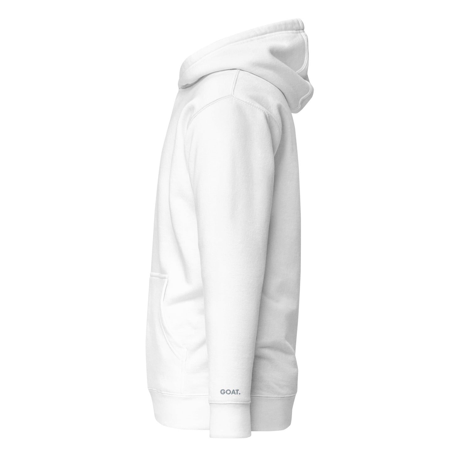 MAESTR10 Crest Premium Hoodie | Stealth | White