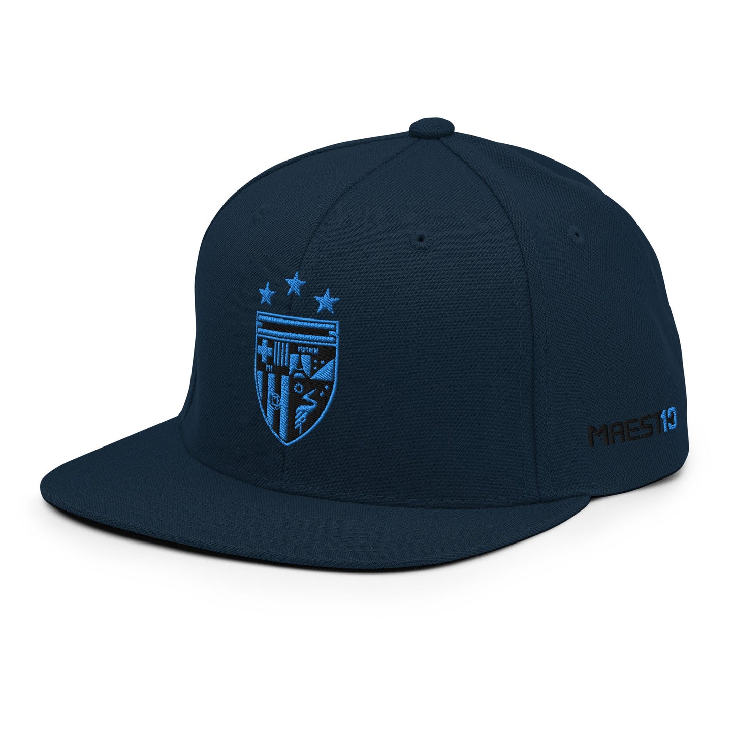 MAESTR10 Crest Premium Snapback | Selección Alt | Navy