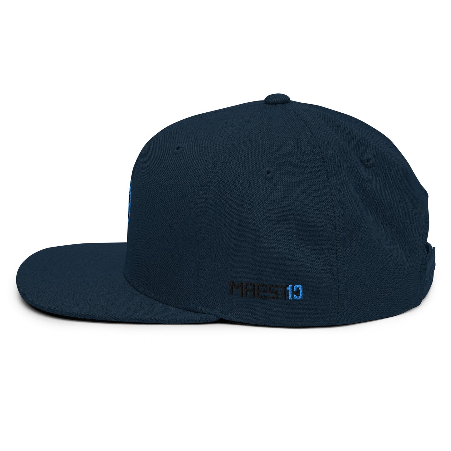 MAESTR10 Crest Premium Snapback | Selección Alt | Navy