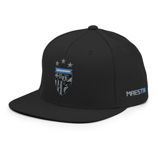 MAESTR10 Crest Premium Snapback | Selección | Black