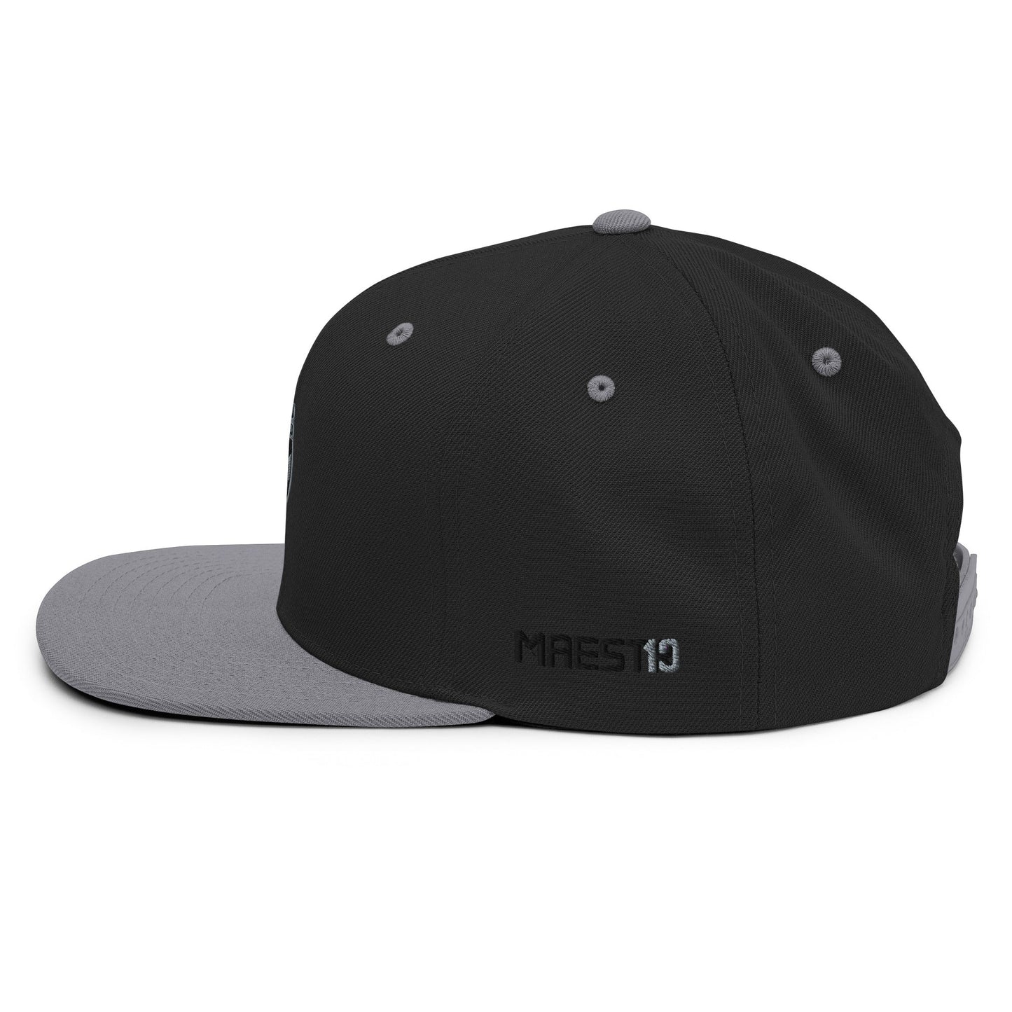 MAESTR10 Crest Premium Snapback | Stealth | Black/Carbon