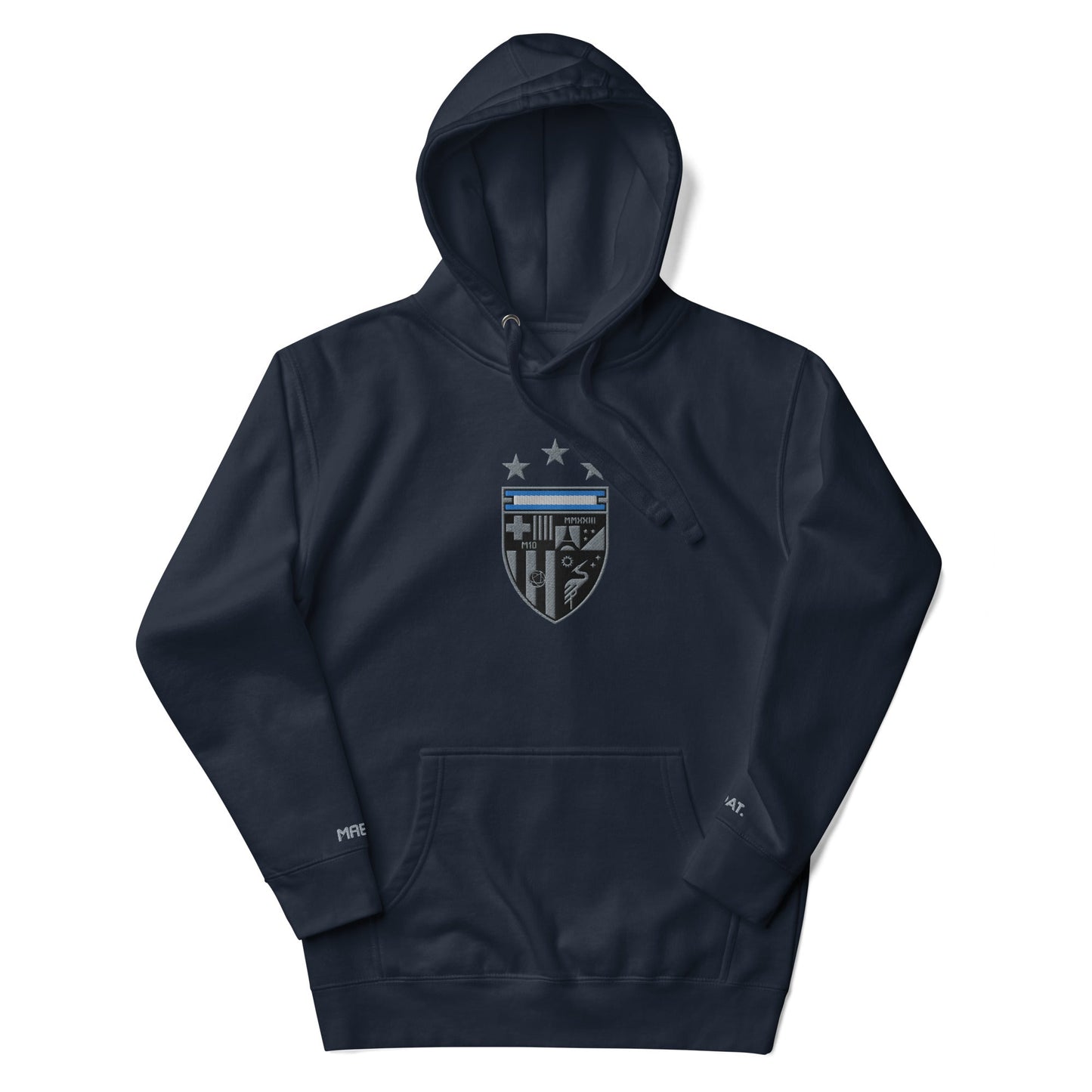 MAESTR10 Crest Premium Hoodie | Selección | Navy